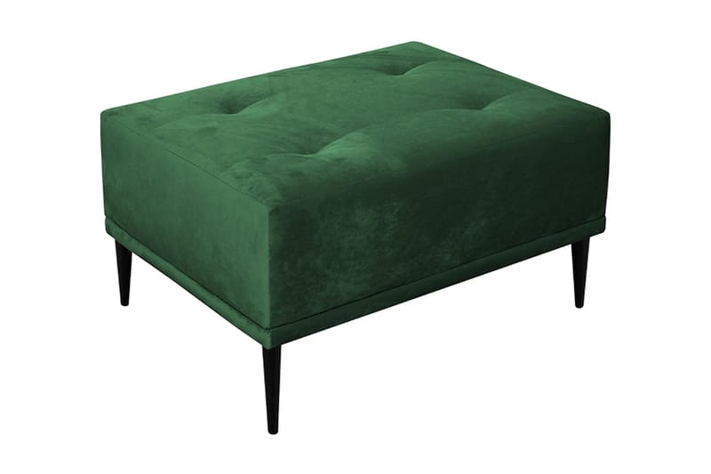 Rapale Fodskammel, Velour/Grøn