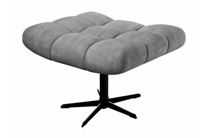 Rathkeale Fotpall 46 cm Grey/Black, undefined