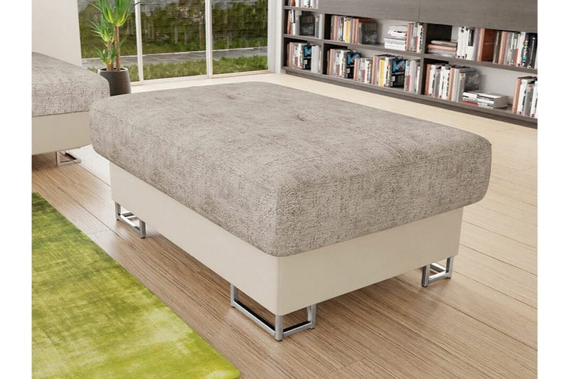 Reginia Fotpall 67 cm beige - Møbler - Stole & lænestole - Taburet & skammel - Puf