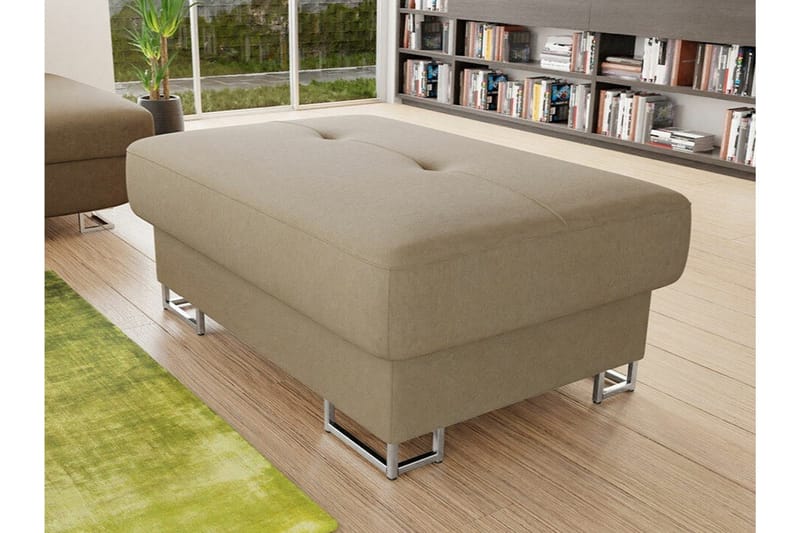 Reginia Fotpall 67 cm beige - Møbler - Stole & lænestole - Taburet & skammel - Puf