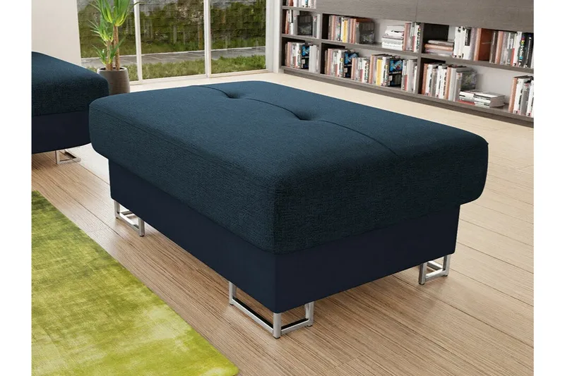 Reginia Fotpall 67 cm Dark blue - Møbler - Stole & lænestole - Taburet & skammel - Puf