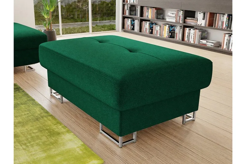 Reginia Fotpall 67 cm Dark green - Møbler - Stole & lænestole - Taburet & skammel - Puf