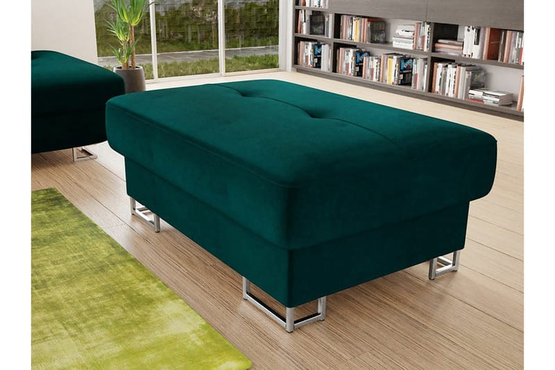 Reginia Fotpall 67 cm Green - Møbler - Stole & lænestole - Taburet & skammel - Puf