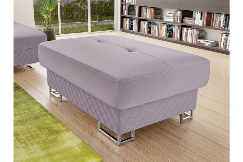 Reginia Fotpall 67 cm Light purple - Møbler - Stole & lænestole - Taburet & skammel - Puf