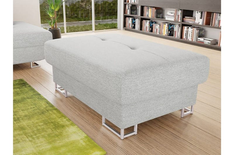 Reginia Fotpall 67 cm White - Møbler - Stole & lænestole - Taburet & skammel - Puf