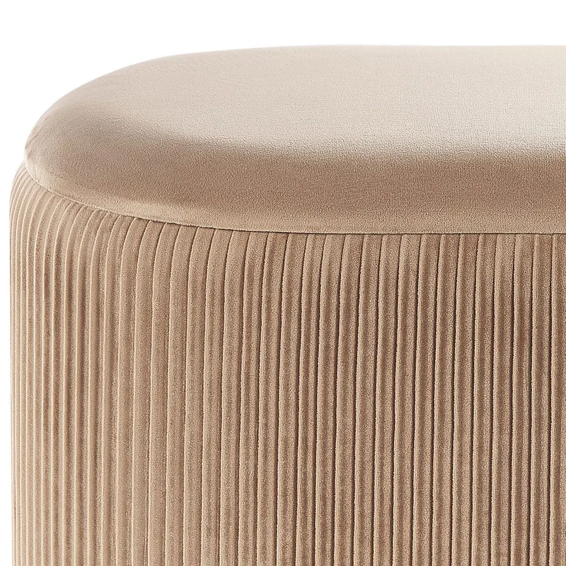 Puf Richland - Beige - Møbler - Stole & lænestole - Taburet & skammel - Ottoman