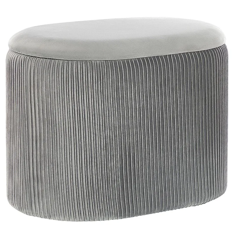 Puf Richland - Grå - Møbler - Stole & lænestole - Taburet & skammel - Ottoman