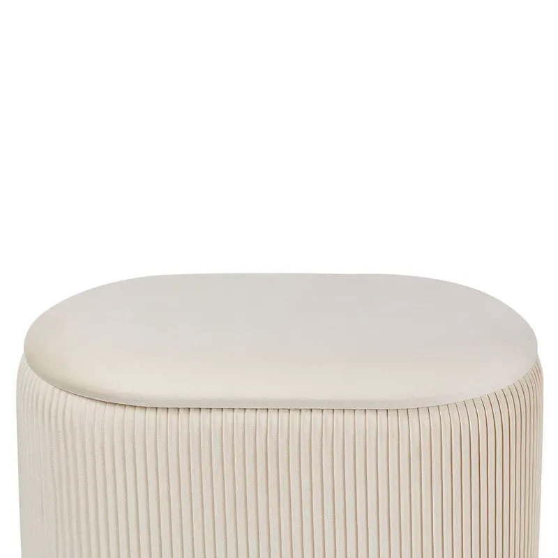 Puf Richland - Lys beige - Møbler - Stole & lænestole - Taburet & skammel - Ottoman