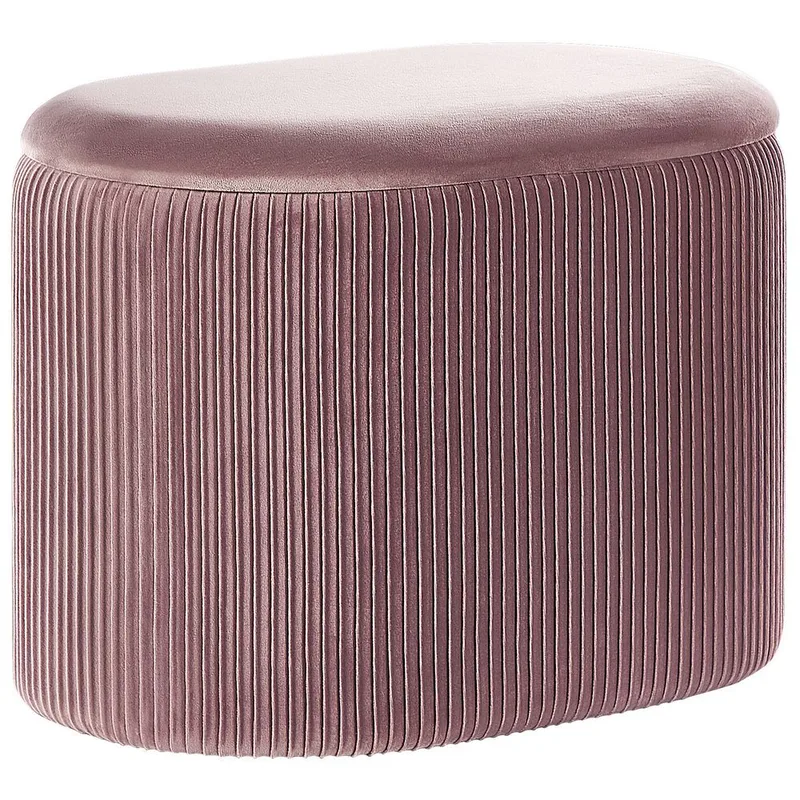 Puf Richland - Rosa - Møbler - Stole & lænestole - Taburet & skammel - Ottoman