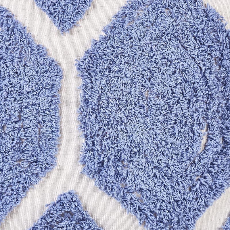 Puf Rojhan - Beige, blå - Møbler - Stole & lænestole - Taburet & skammel - Ottoman