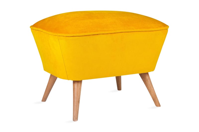 Saberi Fodskammel - Gul - Møbler - Stole & lænestole - Taburet & skammel - Puf