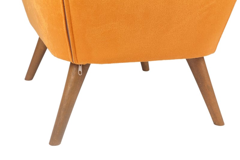 Saberi Fodskammel - Orange - Møbler - Stole & lænestole - Taburet & skammel - Puf