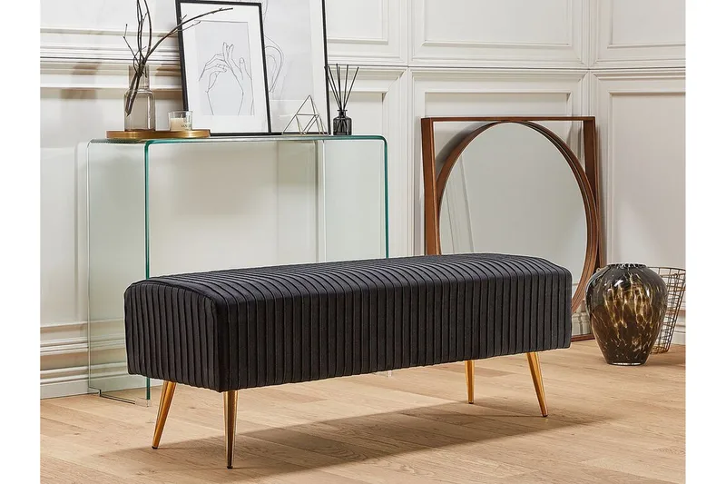 Salbertand Fodskammel - Sort - Møbler - Stole & lænestole - Taburet & skammel - Puf