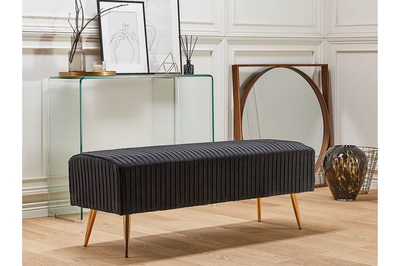 Salbertand Fodskammel - Sort - Møbler - Stole & lænestole - Taburet & skammel - Puf