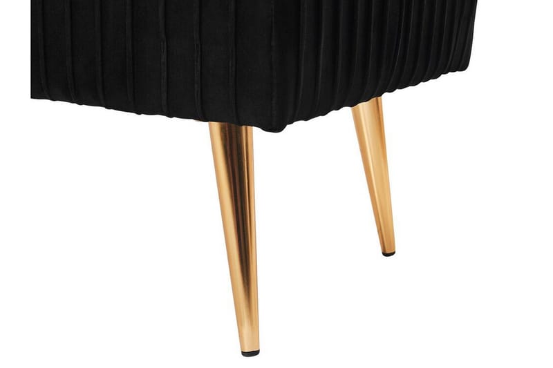 Salbertand Fodskammel - Sort - Møbler - Stole & lænestole - Taburet & skammel - Puf