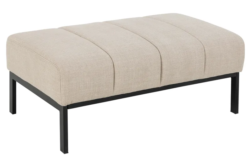 Sapita Fodskammel 100 cm, Beige