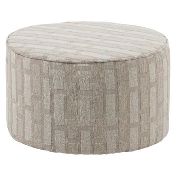 Puf Sarli 60 cm rundt - Natur/Beige - Møbler - Stole & lænestole - Taburet & skammel - Ottoman