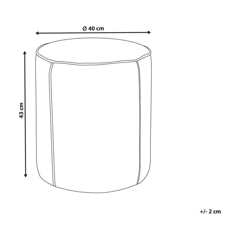 Puf Sedona - Rosa - Møbler - Stole & lænestole - Taburet & skammel - Ottoman