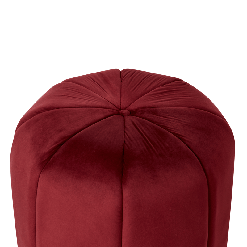 Puf Selby - Mørkerød - Møbler - Stole & lænestole - Taburet & skammel - Ottoman