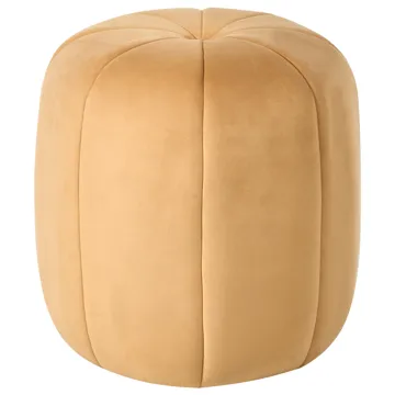 Puf Selby - Sennepsgul - Møbler - Stole & lænestole - Taburet & skammel - Ottoman