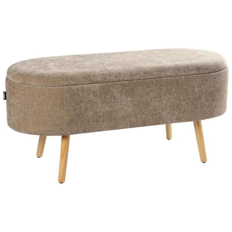 Sengebænk Oklahoma, Brun, lyst træ