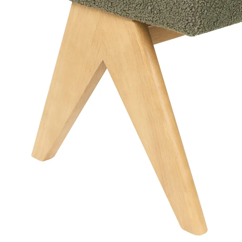 Sengebænk Tamre - Grøn, lyst træ - Møbler - Stole & lænestole - Taburet & skammel - Puf - Opredelig puf