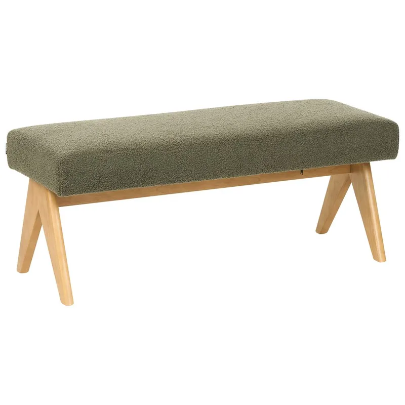 Sengebænk Tamre - Grøn, lyst træ - Møbler - Stole & lænestole - Taburet & skammel - Puf - Opredelig puf