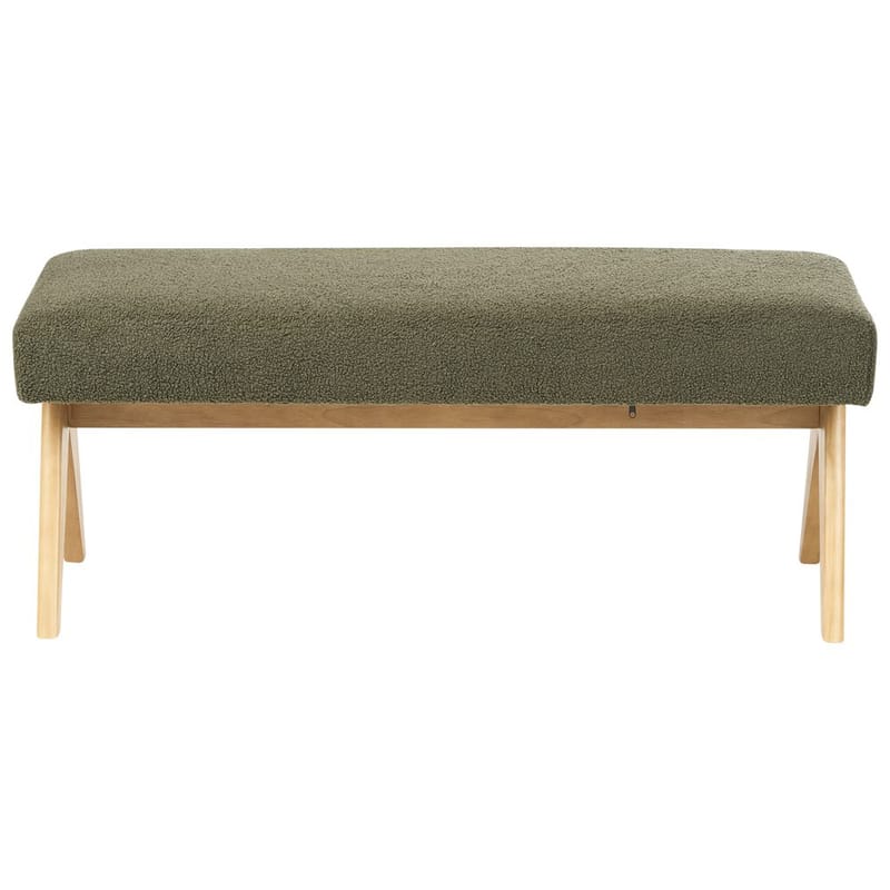Sengebænk Tamre - Grøn, lyst træ - Møbler - Stole & lænestole - Taburet & skammel - Puf - Opredelig puf