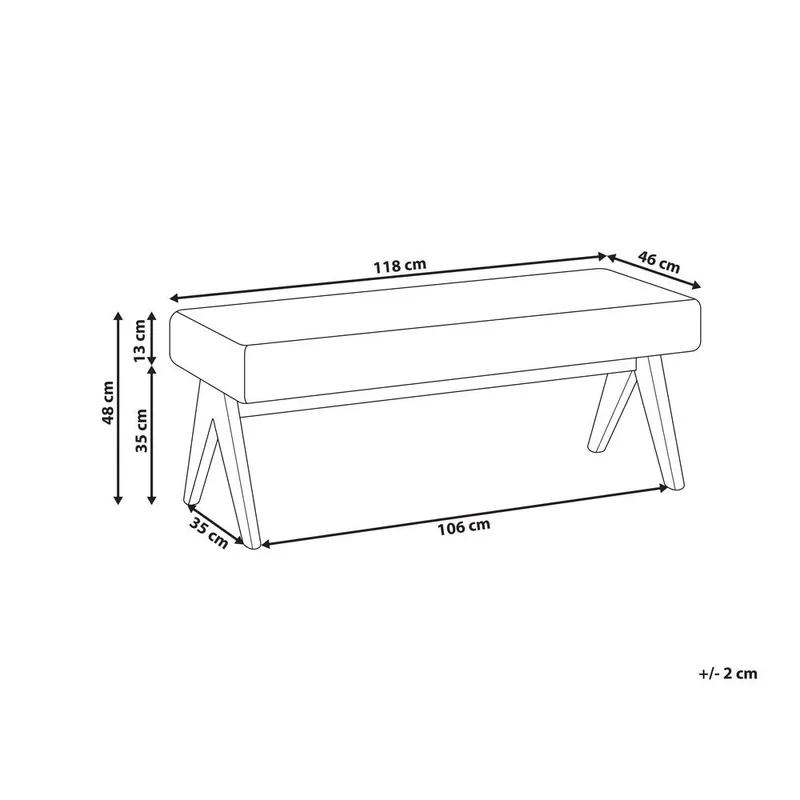 Sengebænk Tamre - Grøn, lyst træ - Møbler - Stole & lænestole - Taburet & skammel - Puf - Opredelig puf