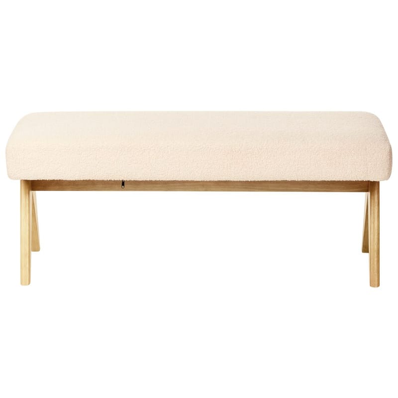 Sengebænk Tamre - Hvid, lyst træ - Møbler - Stole & lænestole - Taburet & skammel - Puf - Opredelig puf