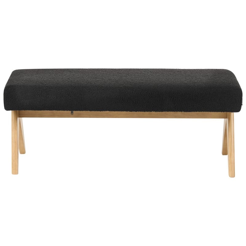 Sengebænk Tamre - Sort, lyst træ - Møbler - Stole & lænestole - Taburet & skammel - Puf - Opredelig puf