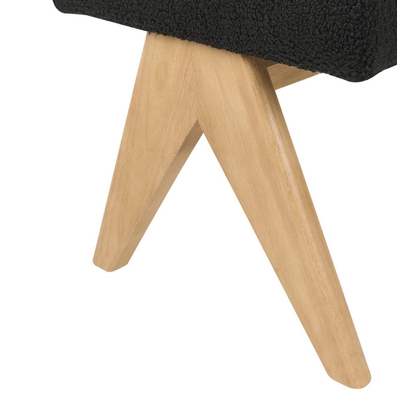 Sengebænk Tamre - Sort, lyst træ - Møbler - Stole & lænestole - Taburet & skammel - Puf - Opredelig puf