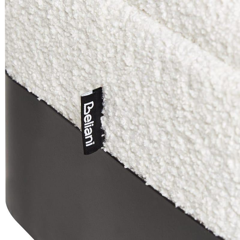 Sengebænk Warren - Hvid, Sort - Møbler - Stole & lænestole - Taburet & skammel - Puf