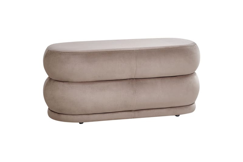 Siddebænk Ellendale Beige - Beige - Møbler - Stole & lænestole - Taburet & skammel - Puf - Opredelig puf