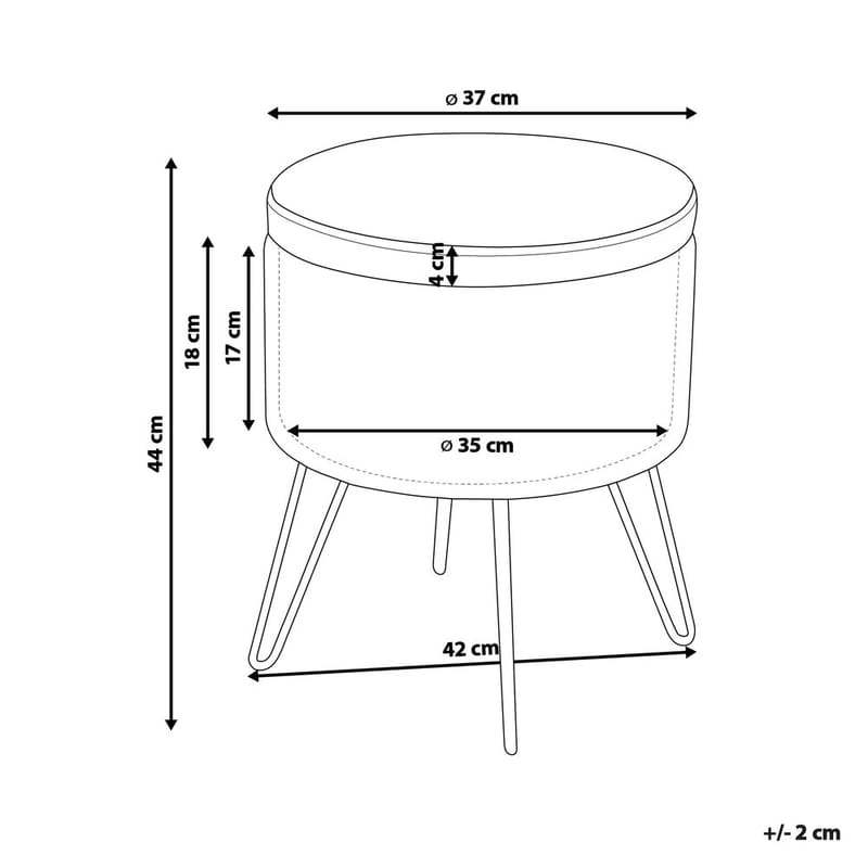 Puf Silas - Grøn - Møbler - Stole & lænestole - Taburet & skammel - Ottoman