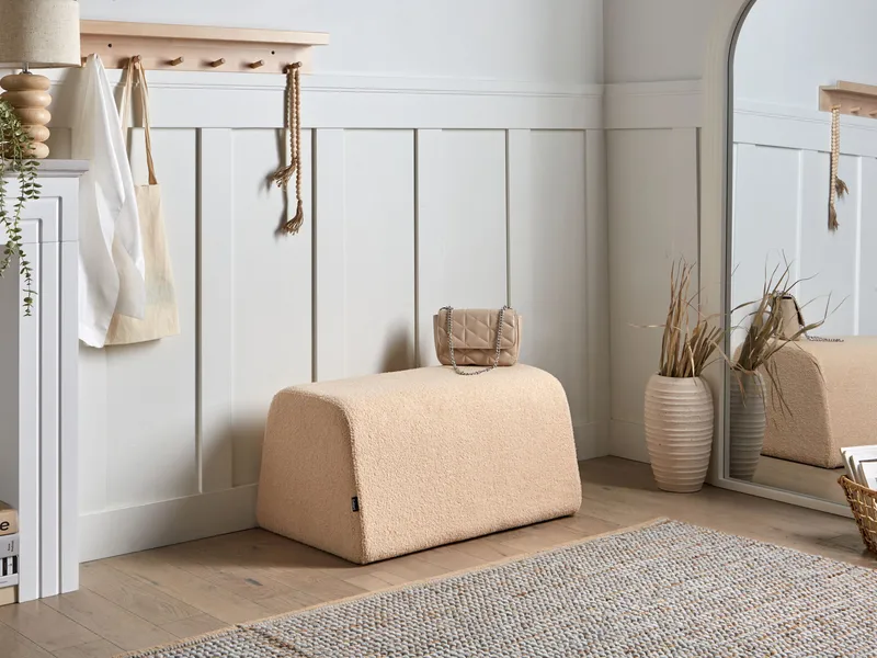 Puf Sinclair - Beige - Møbler - Stole & lænestole - Taburet & skammel - Ottoman
