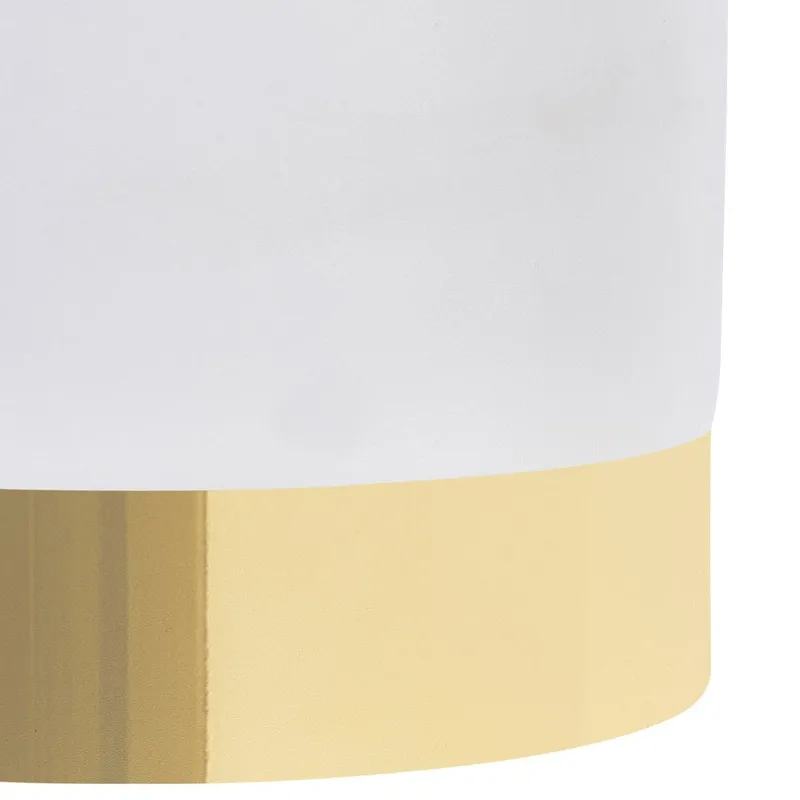 Puf Sophia - Hvid, guld - Møbler - Stole & lænestole - Taburet & skammel - Ottoman