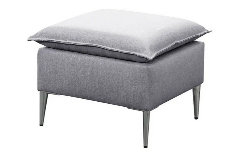 Staffin Fotpall 50 cm NO_BRAND Light grey/Dark grey, undefined