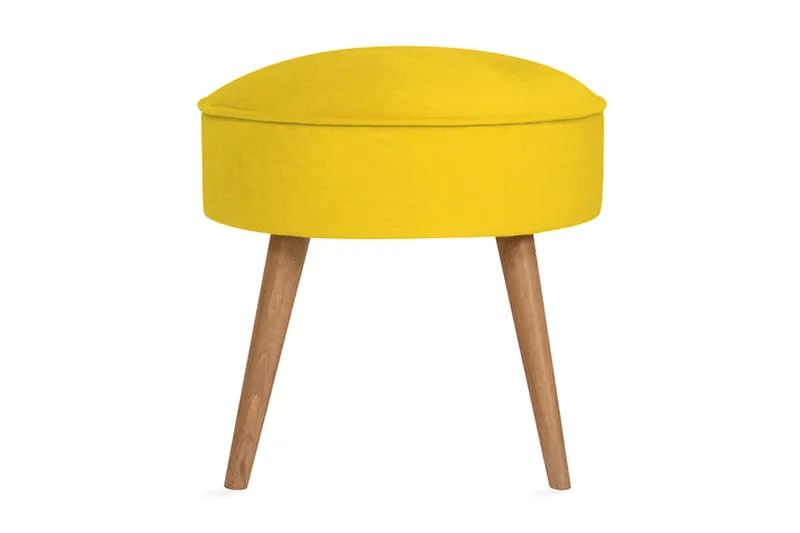 Stefanescu Fodskammel - Gul - Møbler - Stole & lænestole - Taburet & skammel - Puf