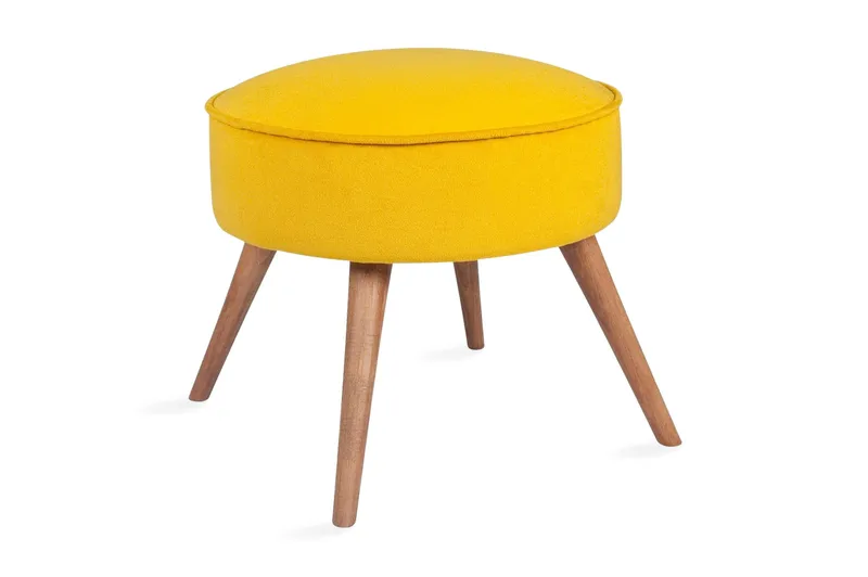 Stefanescu Fodskammel - Gul - Møbler - Stole & lænestole - Taburet & skammel - Puf