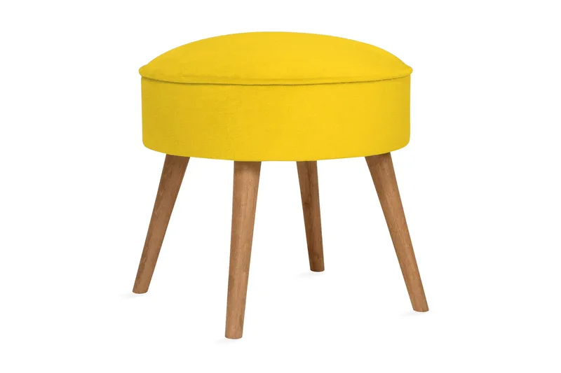 Stefanescu Fodskammel - Gul - Møbler - Stole & lænestole - Taburet & skammel - Puf