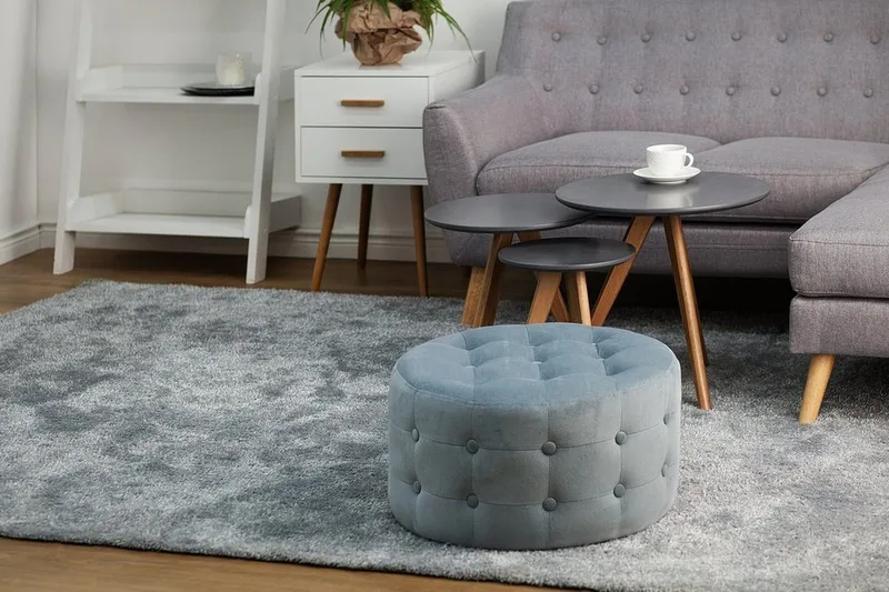 Tampa fodskammel 55 | 55 cm - Grå - Møbler - Stole & lænestole - Taburet & skammel - Puf