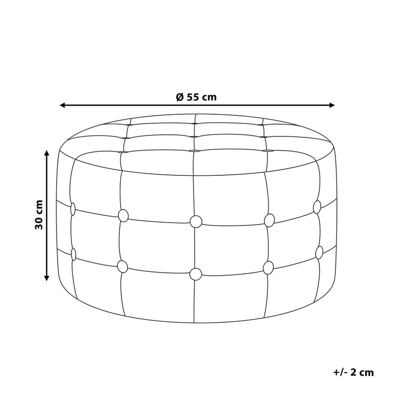 Puf Tampa - Hvid - Møbler - Stole & lænestole - Taburet & skammel - Ottoman