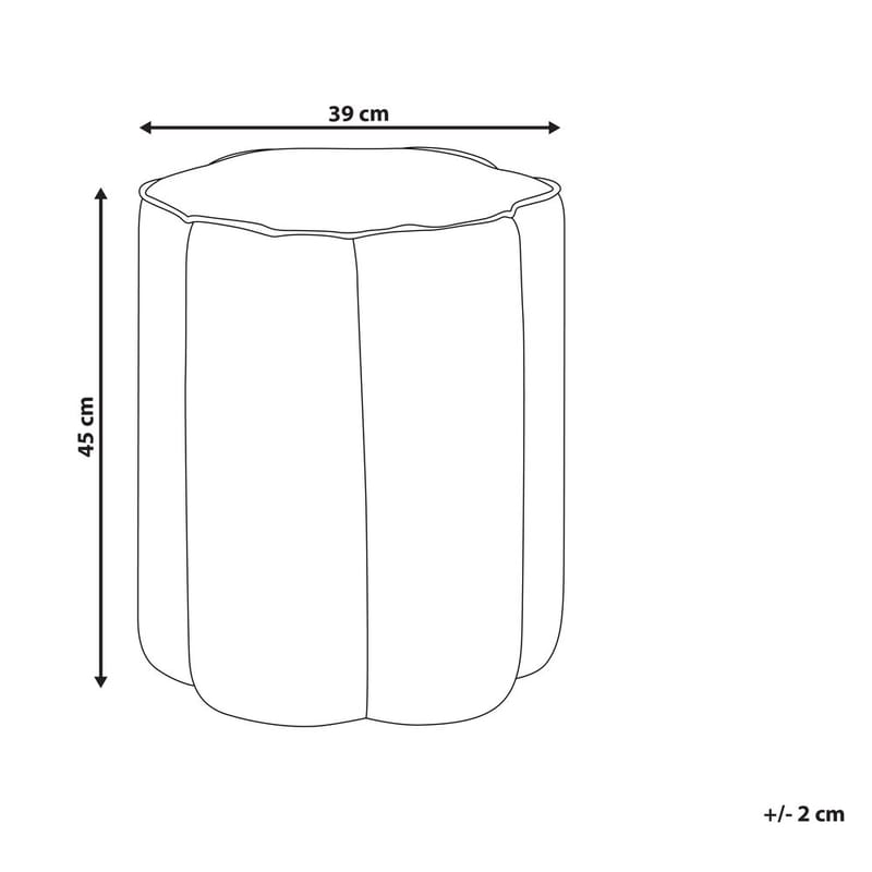 Puf Tappen - Taupe - Møbler - Stole & lænestole - Taburet & skammel - Ottoman