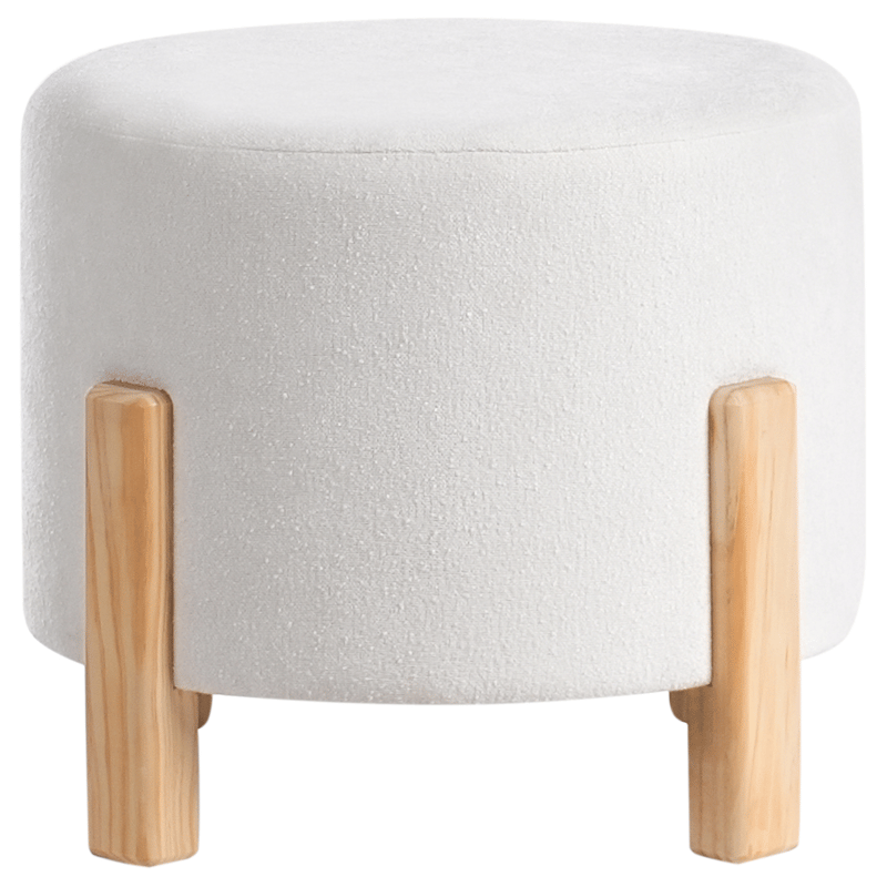 Puf Terry - Off-White - Møbler - Stole & lænestole - Taburet & skammel - Ottoman