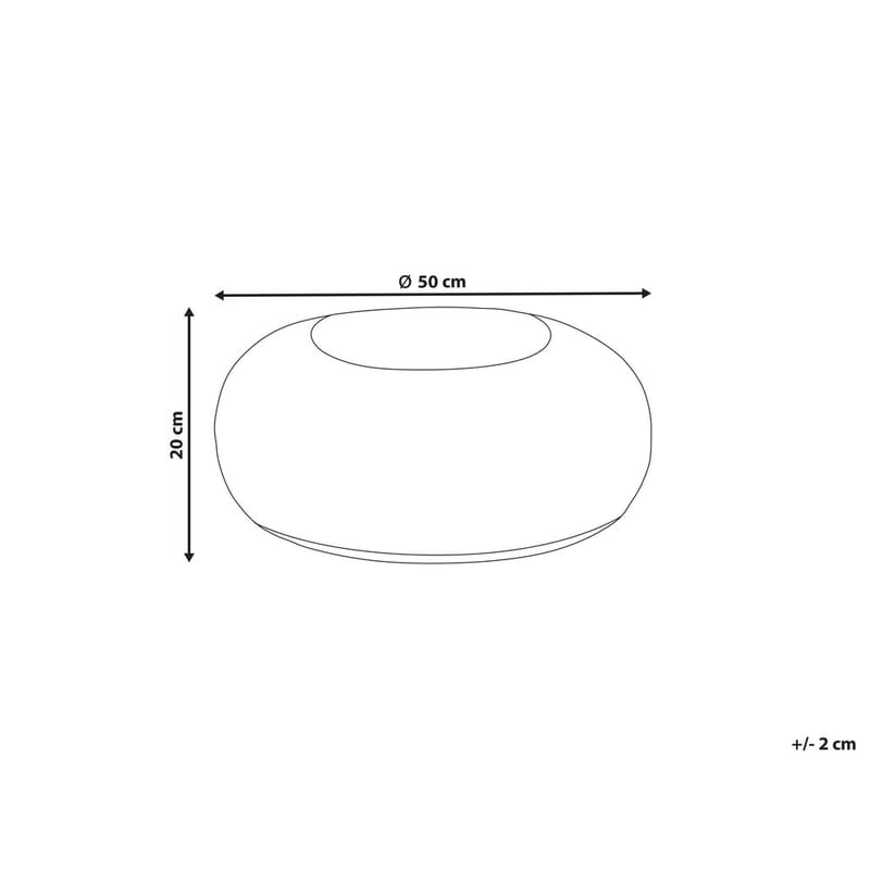 Puf Tifelt - Beige - Møbler - Stole & lænestole - Taburet & skammel - Ottoman