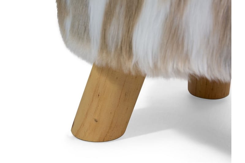 Til | som fodskammel 33 | 35 cm - Beige - Møbler - Stole & lænestole - Taburet & skammel - Puf