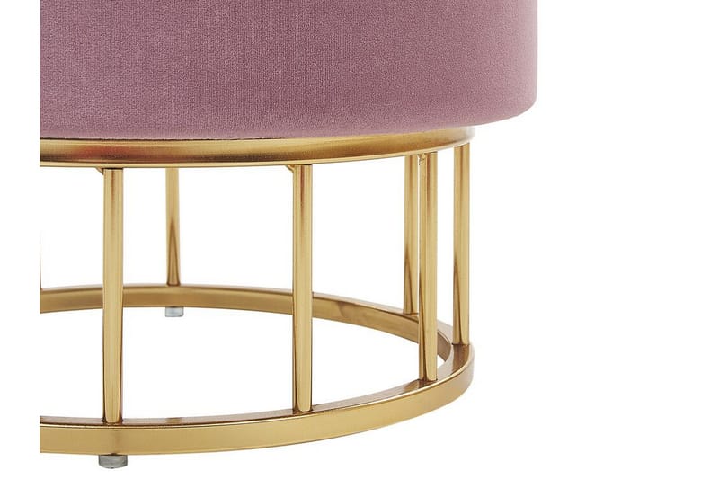 Tomakulla Fodskammel med Opbevaring - Lyserød - Møbler - Stole & lænestole - Taburet & skammel - Puf - Puf med opbevaring