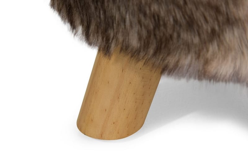 Topeka Fodskammel 33 | 33 cm - Brun - Møbler - Stole & lænestole - Taburet & skammel - Puf