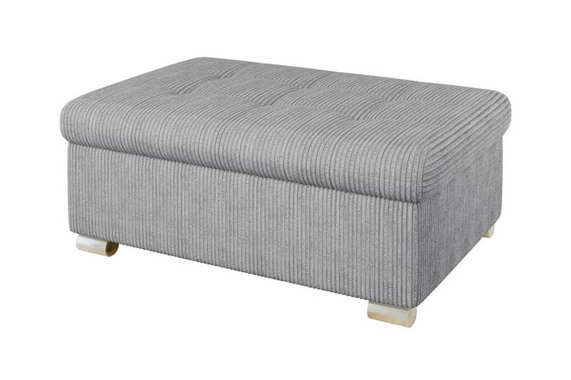 Trefor Fodskammel 70 cm, Grå